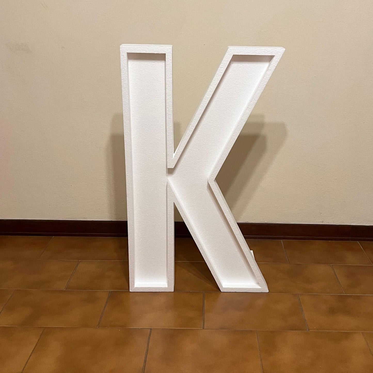 Lettera K Senza Luci