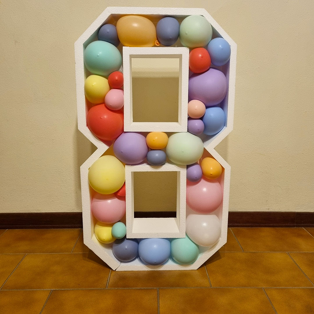 Numero 8 Porta Palloncini