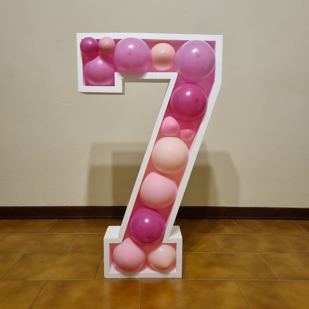 Numero 7 Porta Palloncini