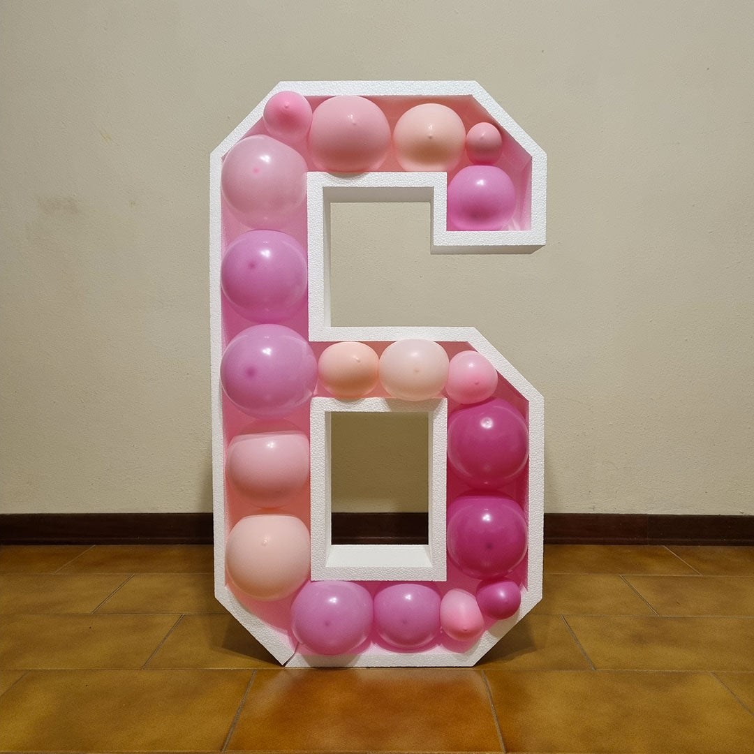 Numero 6 Porta Palloncini