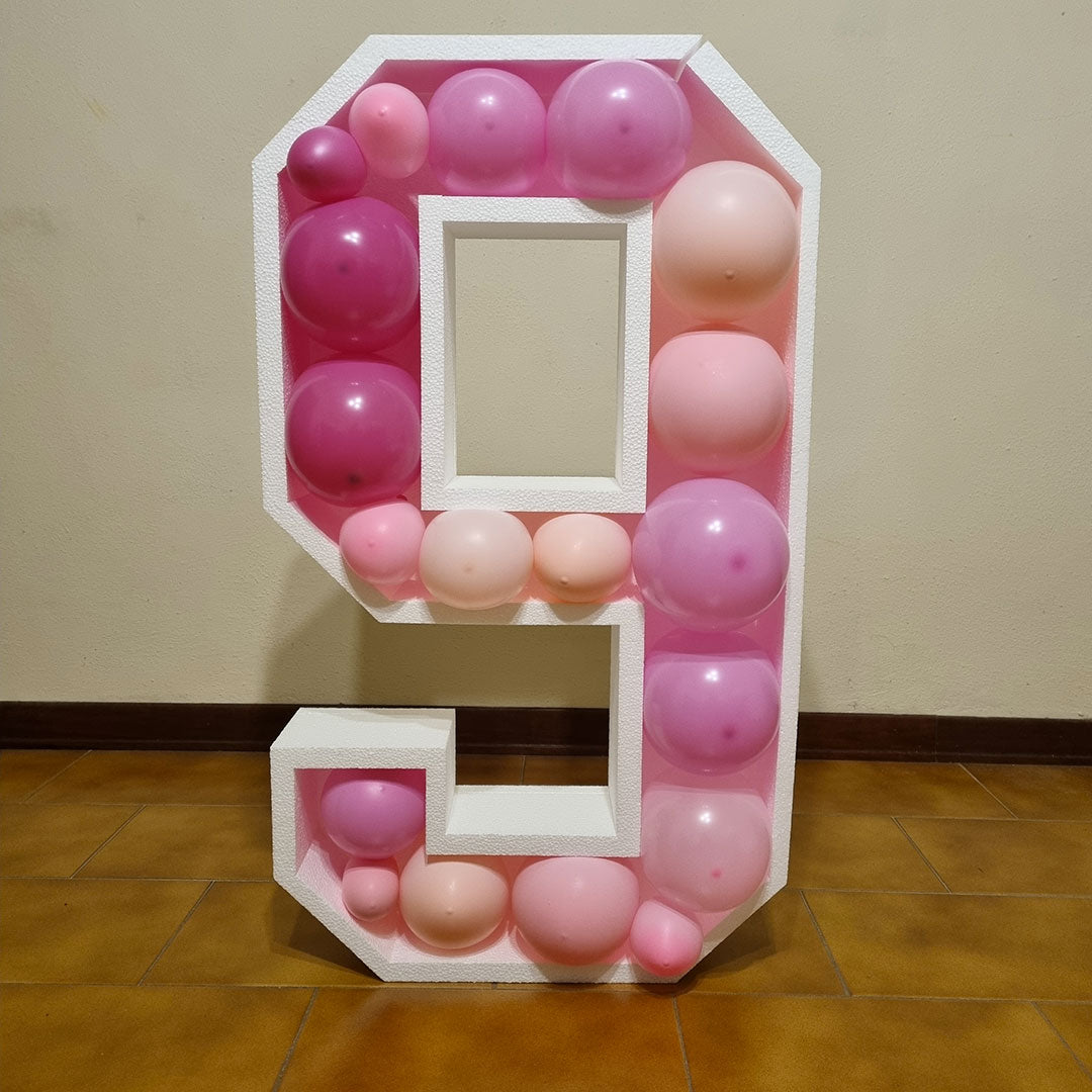 Numero 9 Porta Palloncini