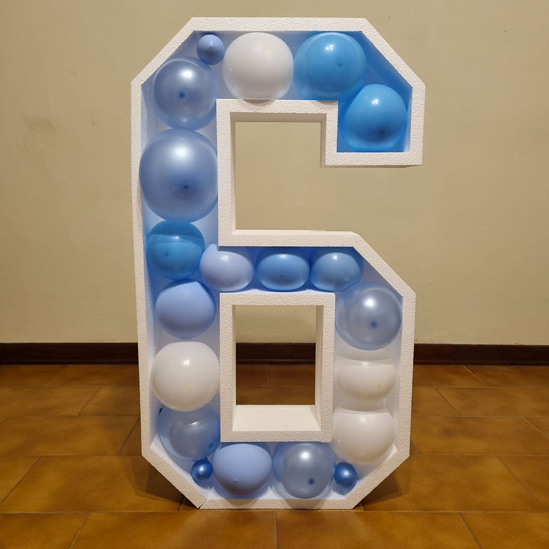 Numero 6 Porta Palloncini
