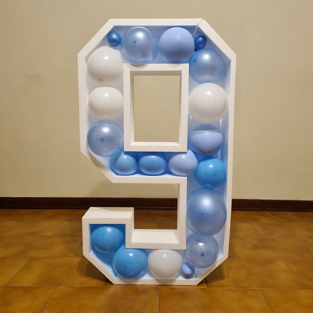 Numero 9 Porta Palloncini
