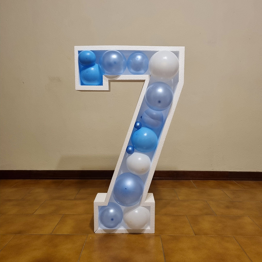 Numero 7 Porta Palloncini