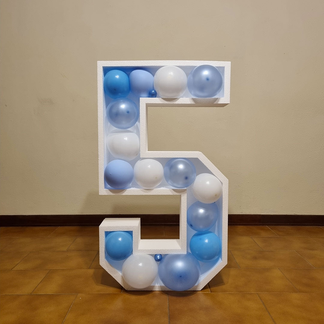 Numero 5 Porta Palloncini