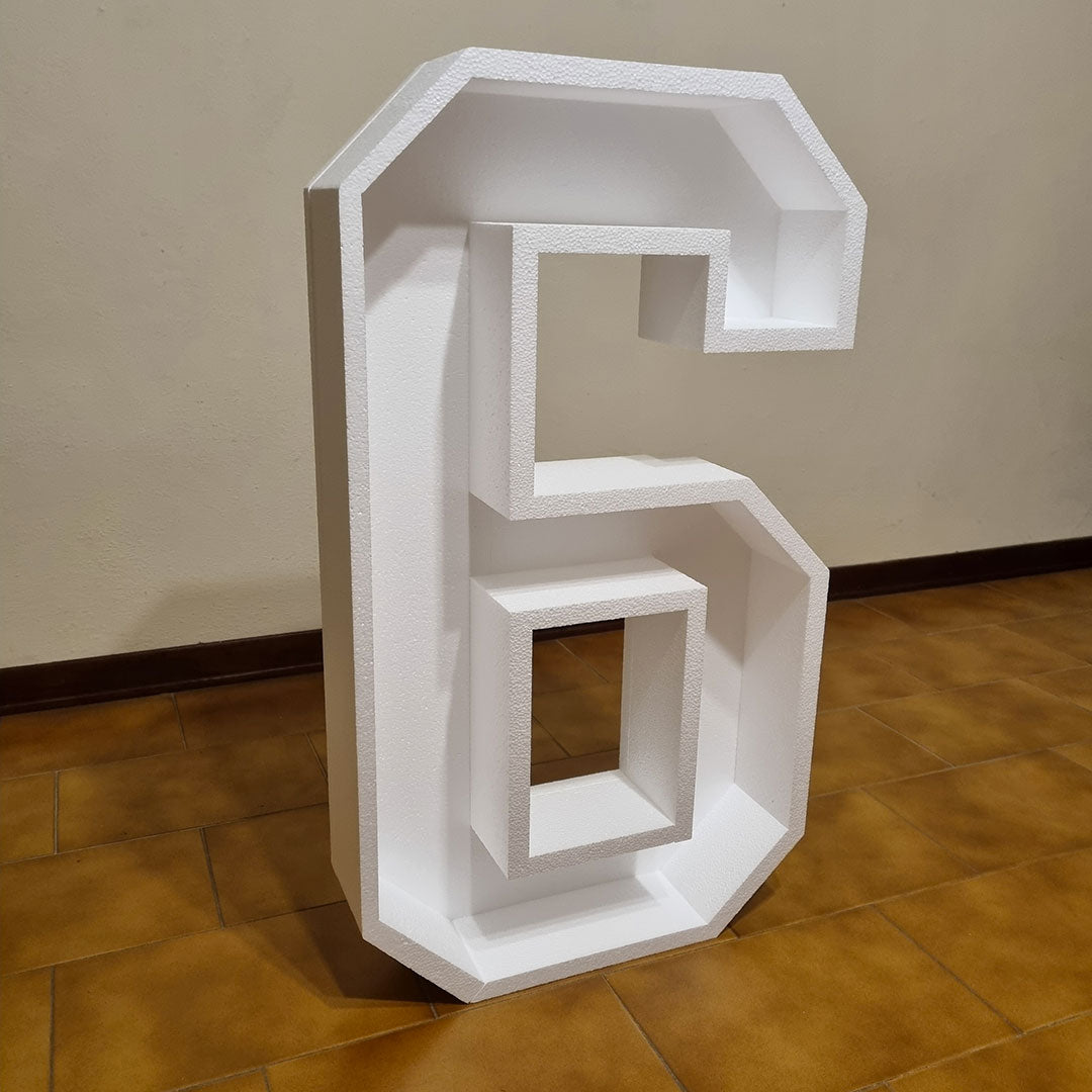Numero 6 Porta Palloncini
