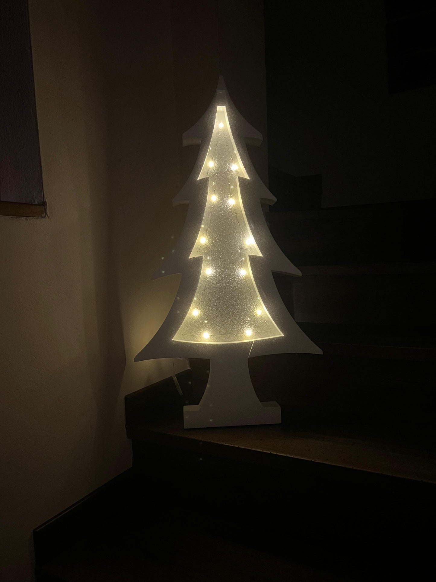 Albero di Natale Minimal Luminoso Alto 80cm
