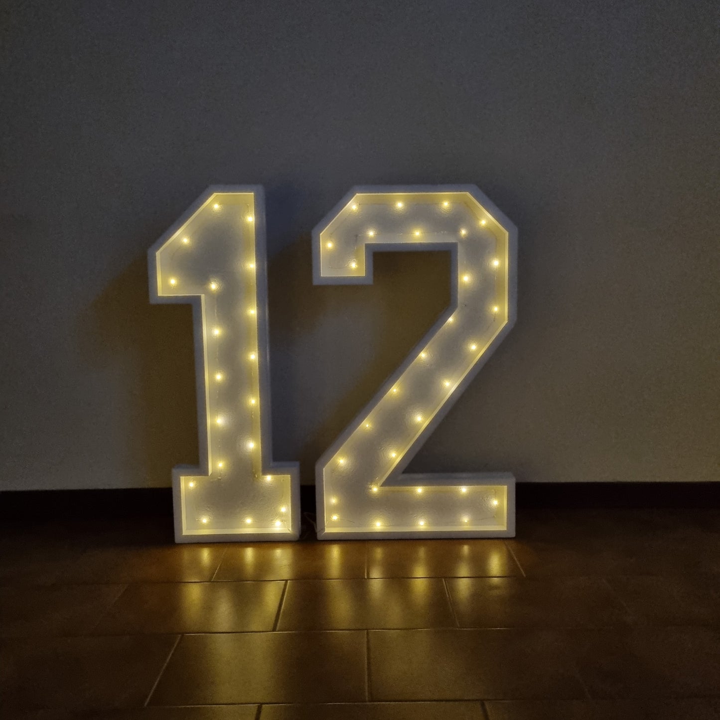 Numero 12 Luminoso Grande