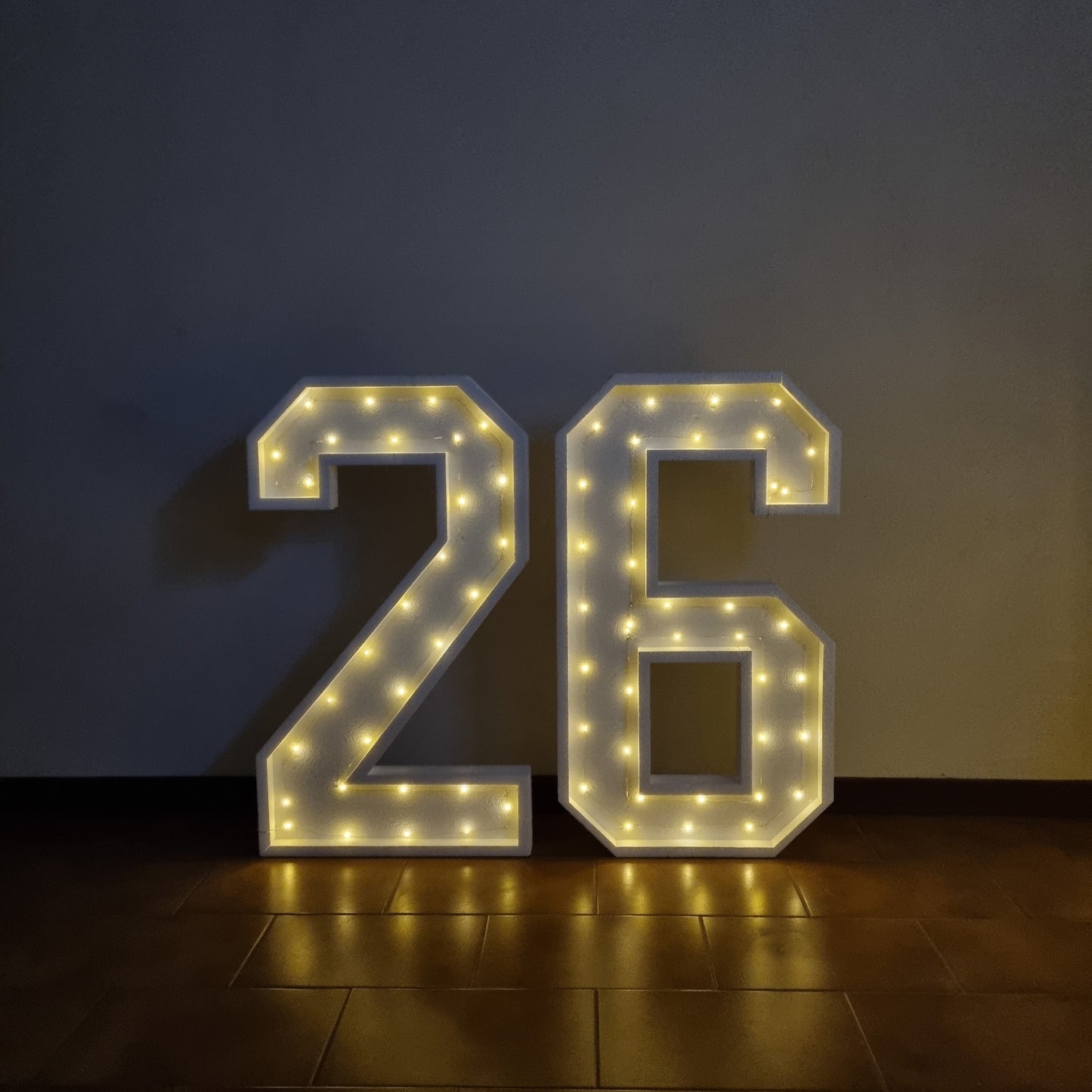 Numero 26 Luminoso Grande