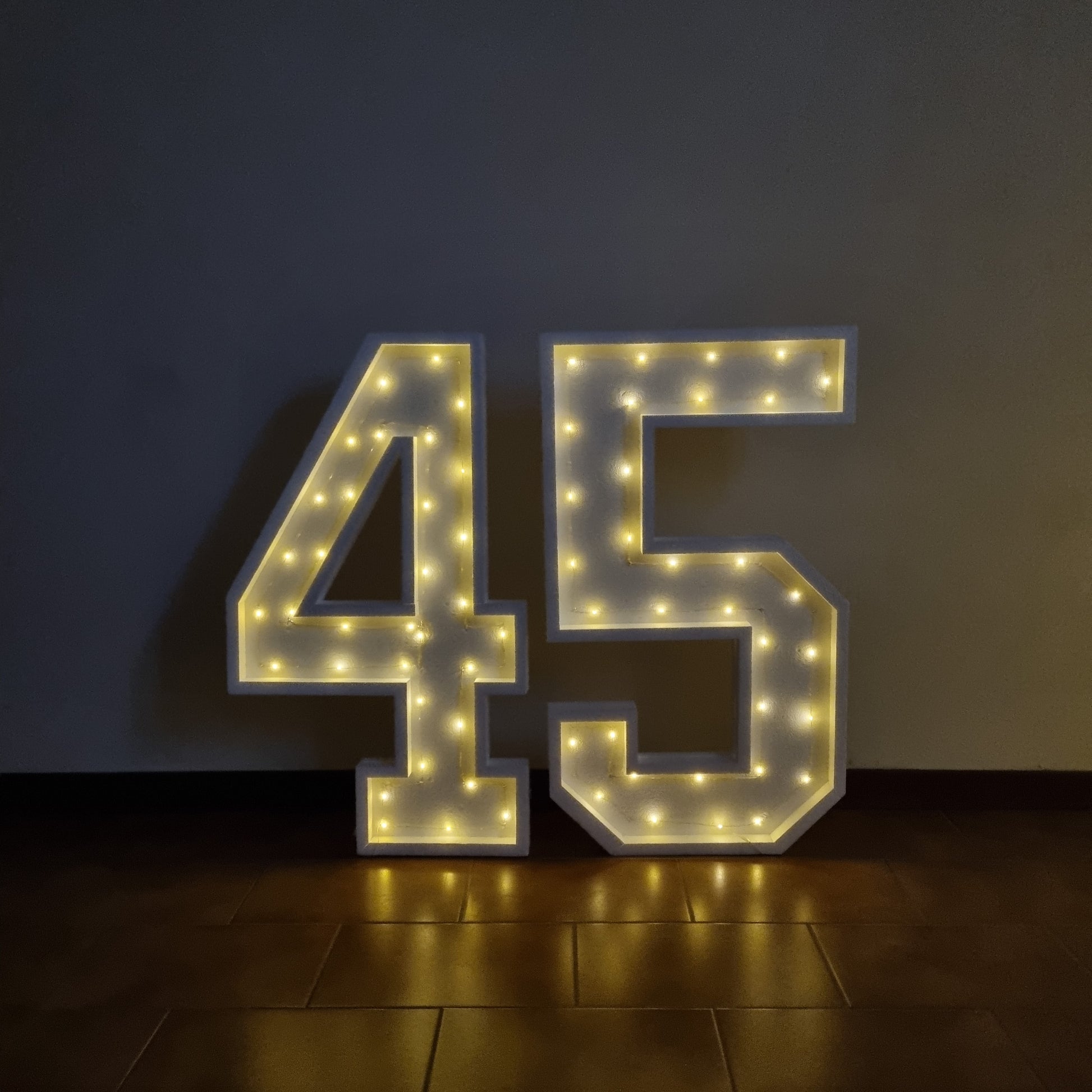 Numero 45 Luminoso Grande