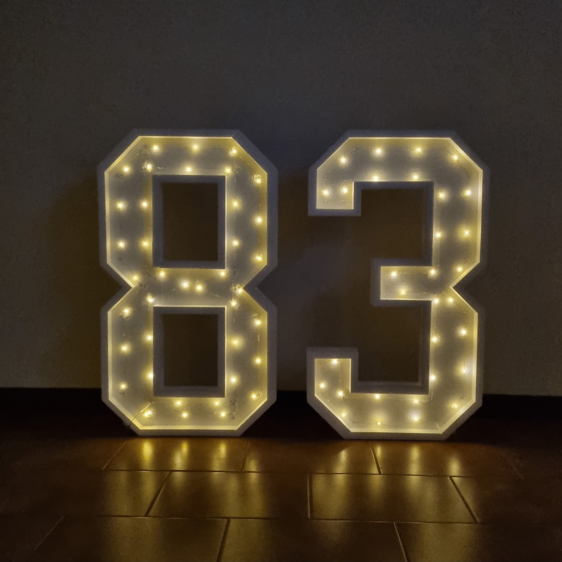 Numero 83 Luminoso Grande