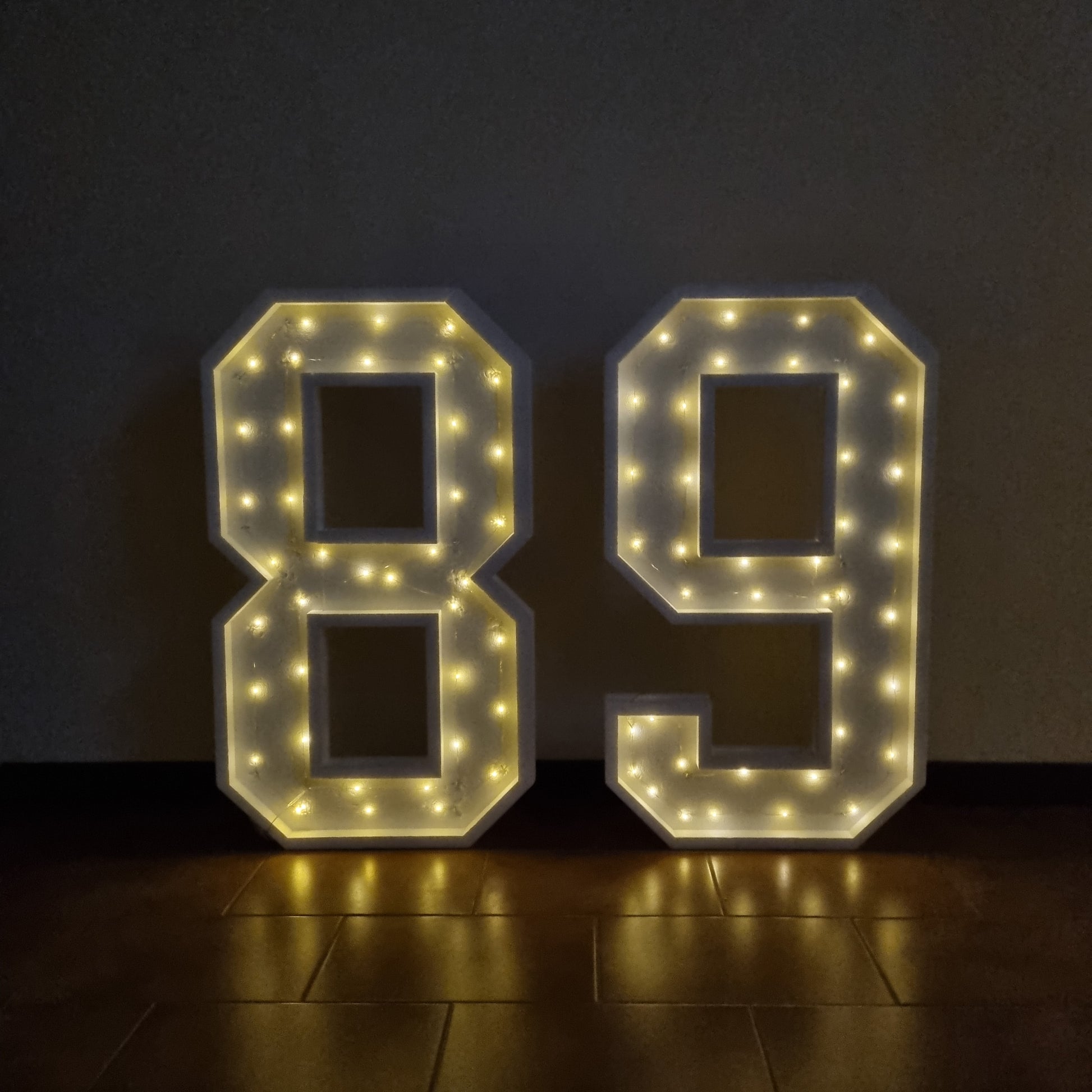 Numero 89 Luminoso Grande