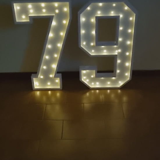 Numero 79 Luminoso Grande