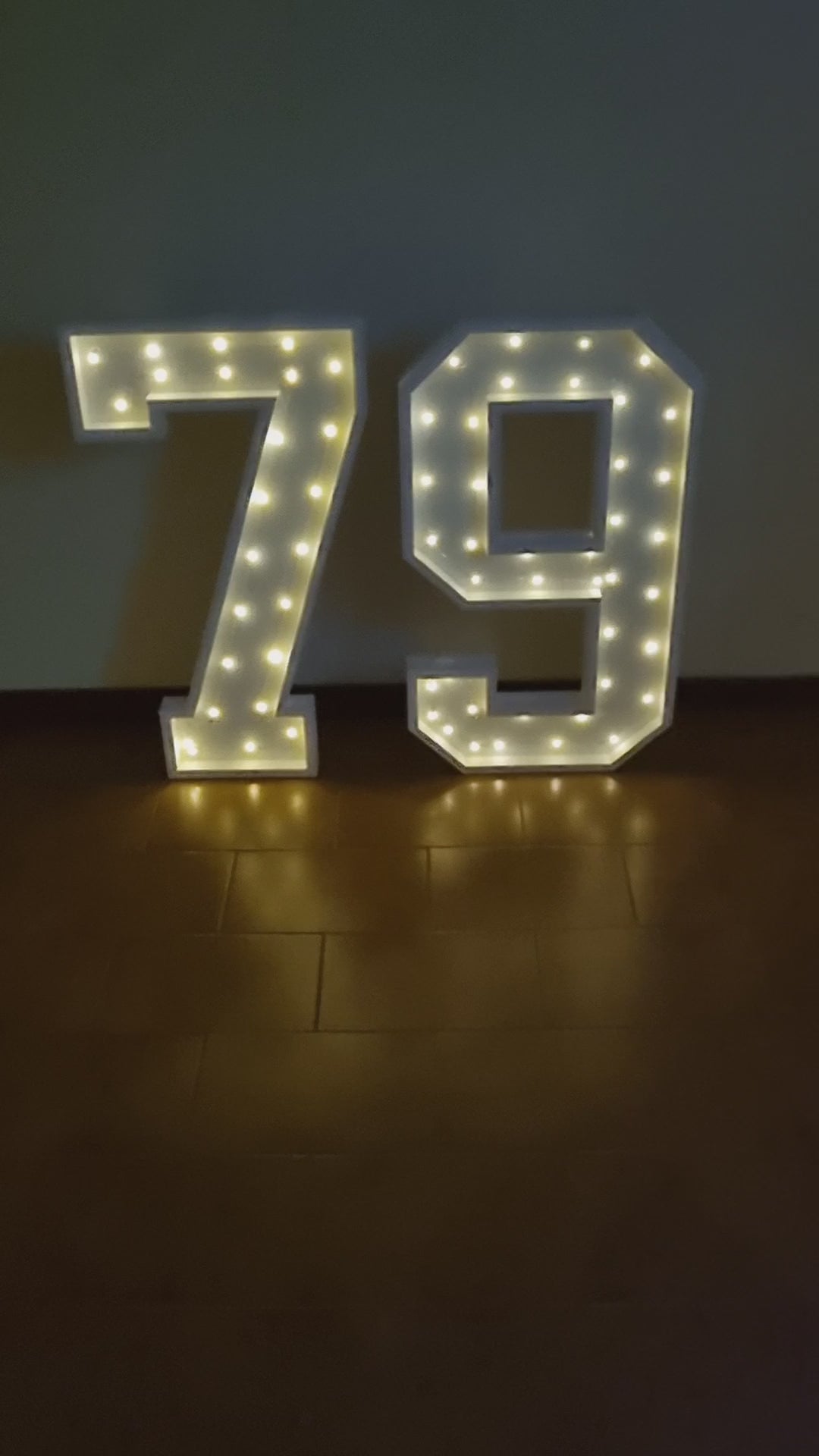 Numero 79 Luminoso Grande