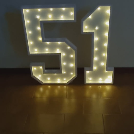 Numero 51 Luminoso Grande