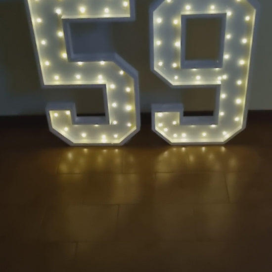 Numero 59 Luminoso Grande