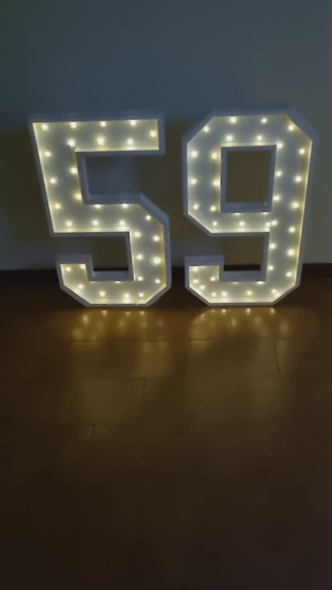 Numero 59 Luminoso Grande