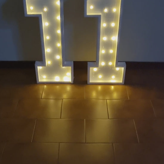 Numero 11 Luminoso Grande