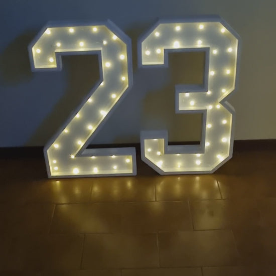 Numero 23 Luminoso Grande